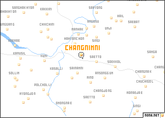 map of Changnim-ni