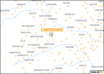 map of Changnim-ni