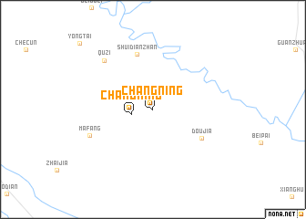 map of Changning