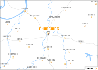 map of Changning