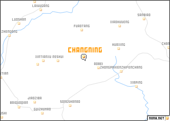 map of Changning