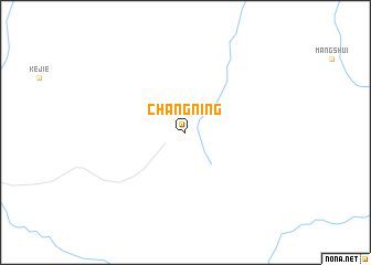 map of Changning