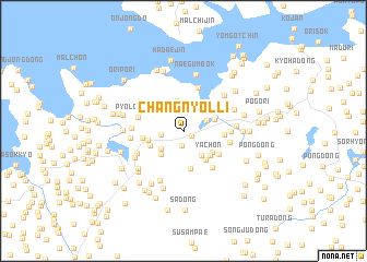 map of Changnyŏl-li