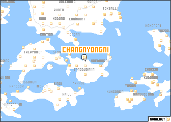 map of Changnyong-ni