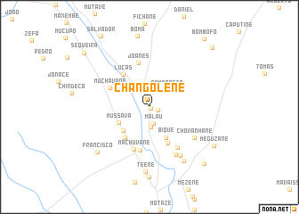 map of Changolene