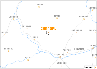 map of Changpu