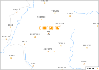 map of Changqing