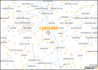 map of Changrān