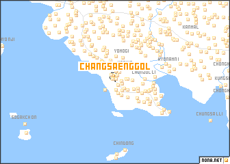 map of Changsaeng-gol