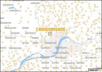 map of Changsan-dong