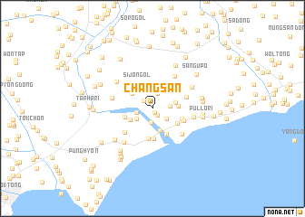 map of Changsan