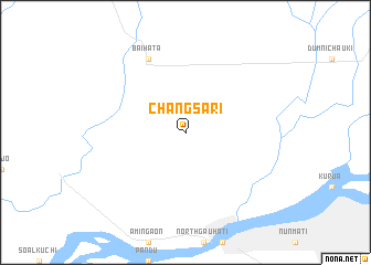 map of Chāngsāri