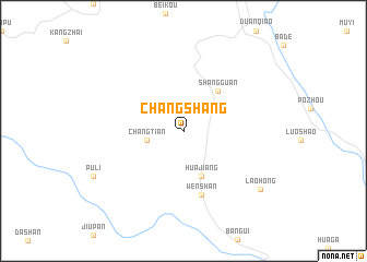 map of Changshang