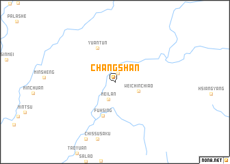 map of Chang-shan