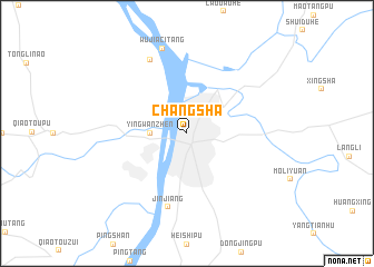 map of Changsha