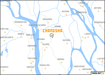 map of Changsha