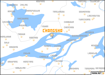 map of Changsha