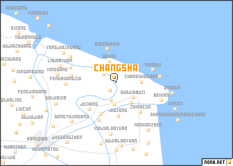 map of Changsha