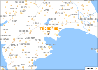 map of Changsha