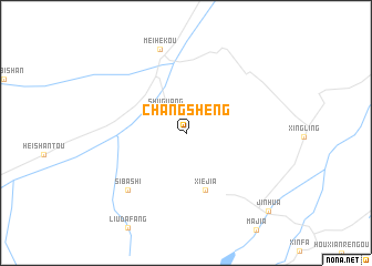 map of Changsheng