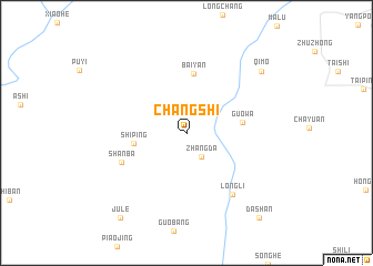 map of Changshi