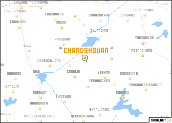 map of Changshou\