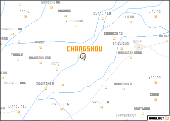 map of Changshou