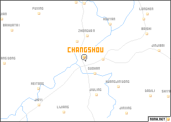 map of Changshou