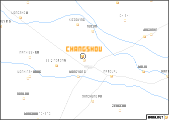 map of Changshou