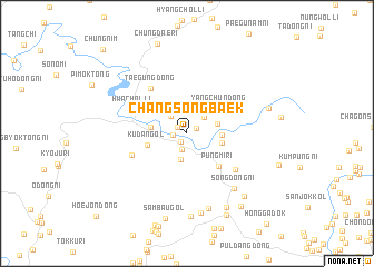 map of Changsŏngbaek