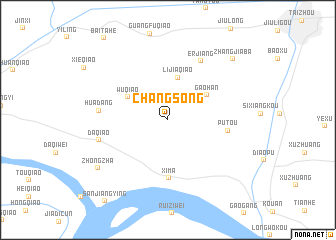 map of Changsong