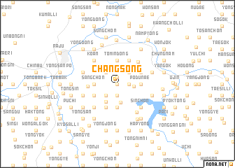 map of Changsŏng