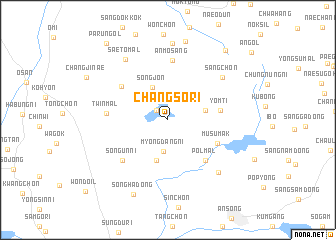 map of Changsŏ-ri