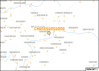 map of Changsŭng-dong