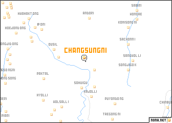 map of Changsŭng-ni