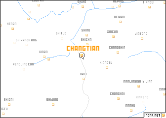 map of Changtian