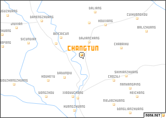 map of Changtun