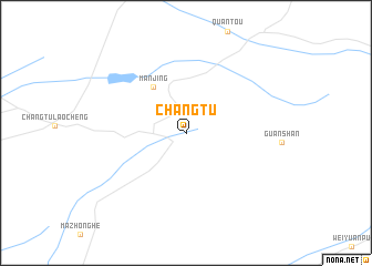 map of Changtu