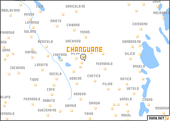 map of Changuane