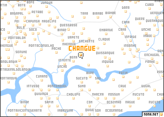 map of Changue