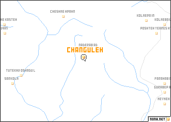 map of Changūleh