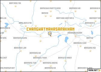 map of Changwat Maha Sarakham