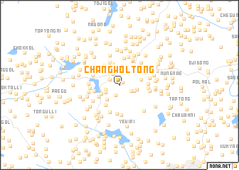 map of Changwŏl-tong