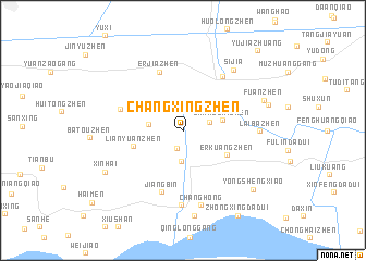 map of Changxingzhen