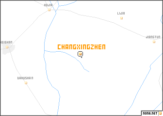 map of Changxingzhen