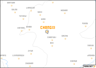 map of Changxi