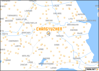 map of Changyuzhen