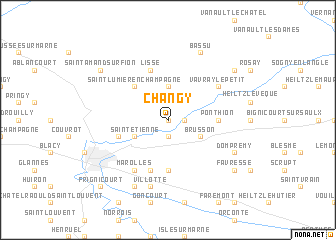 map of Changy