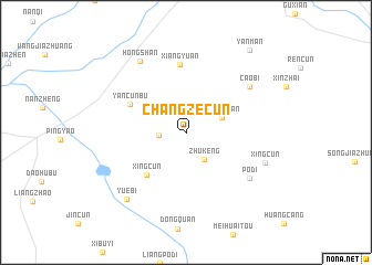 map of Changzecun