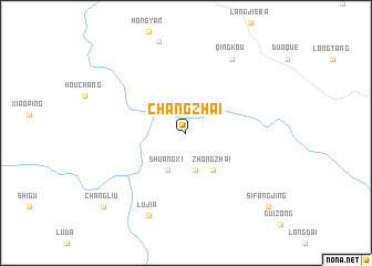 map of Changzhai